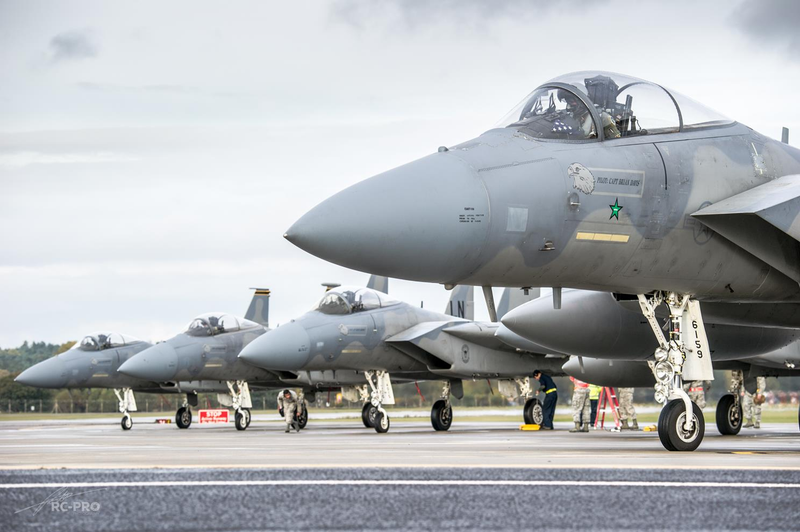 Illustration for article titled This Photo Tour Of The USAF's "Grim Reapers" F-15 Squadron Will Give You Shivers